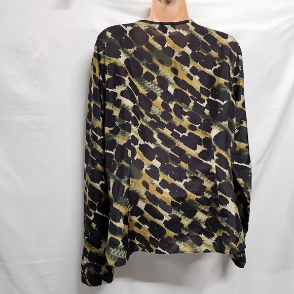 Lafayette 148 New York 100% Silk Top Blouse Shirt Women Size 12 - Picture 6 of 14